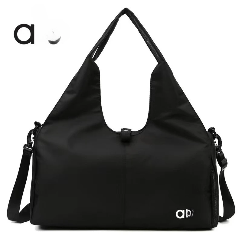 Tote bag for women's hair, large capacity single shoulder handbag, dry wet separation, wear-resistant yoga tote bag