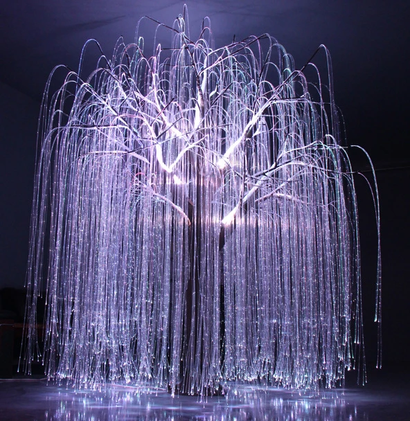 LED Optic Fiber Tree Lighting PVC Luminous Tree for Scenic Park Square IP65 Landscape Lighting for Christmas Holidays