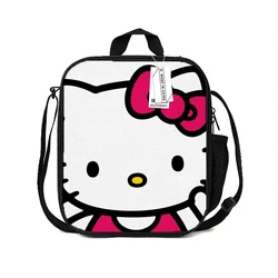 20 stili Sanrio Hello Kitty borse per il pranzo per bambini Picnic Food Box portatile Cooler Thermal Lunch Box Tote Office Outdoor Girl Boy