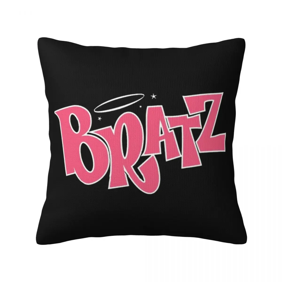 

Fashion Bratz Mask Pillow Case Cute Funny Y2k Spring Funny Pillowcase Polyester Home Decor Zipper Cover