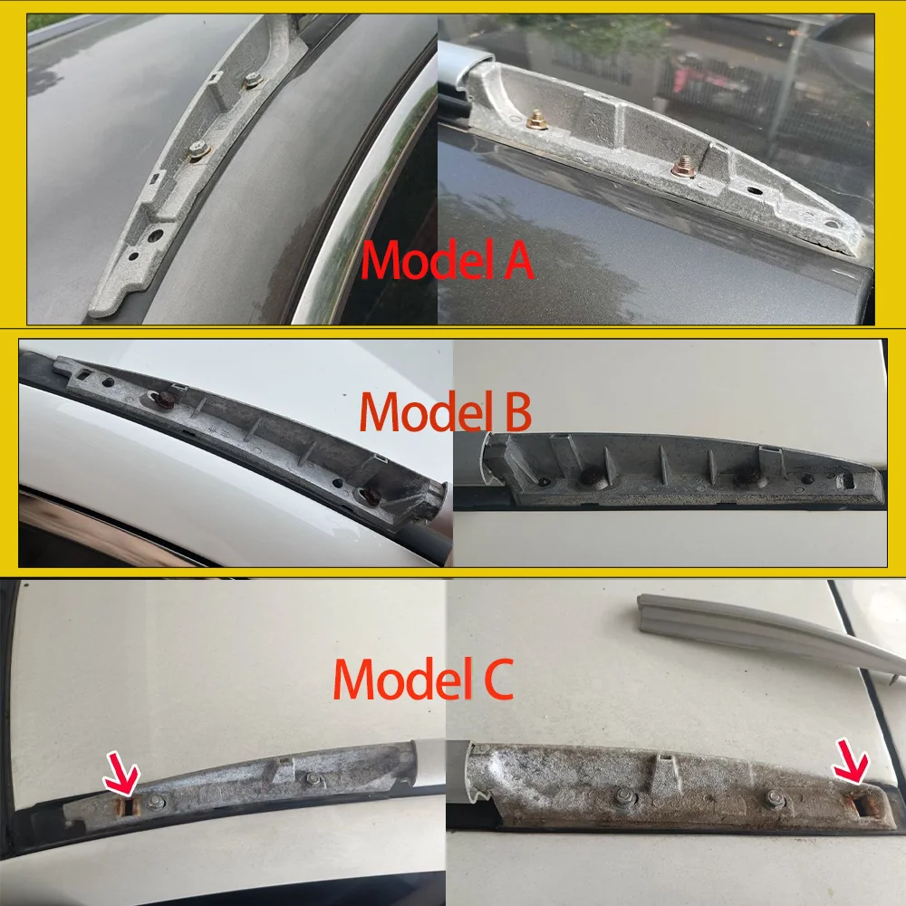 Car Roof Rack Cover for Nissan Qashqai J11 Rogue Sport 2014~2022 2015 Luggage Bar Part Rail End Shell Cap Trim Shell Accessories