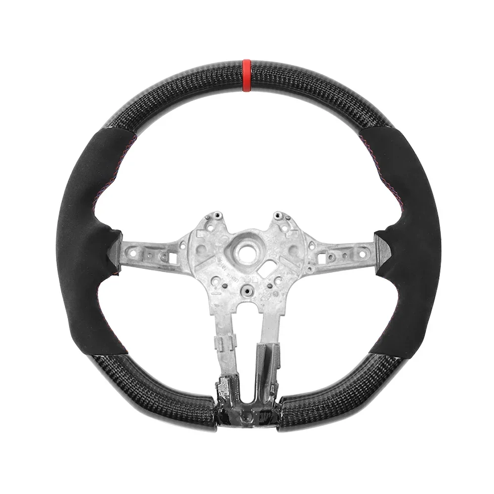 

Car Carbon fiber Steering wheel cover For BMW F10 F20 F25 F30 F32 F48 M3 M6 550D 328M kit upgrade Cover sports paddle