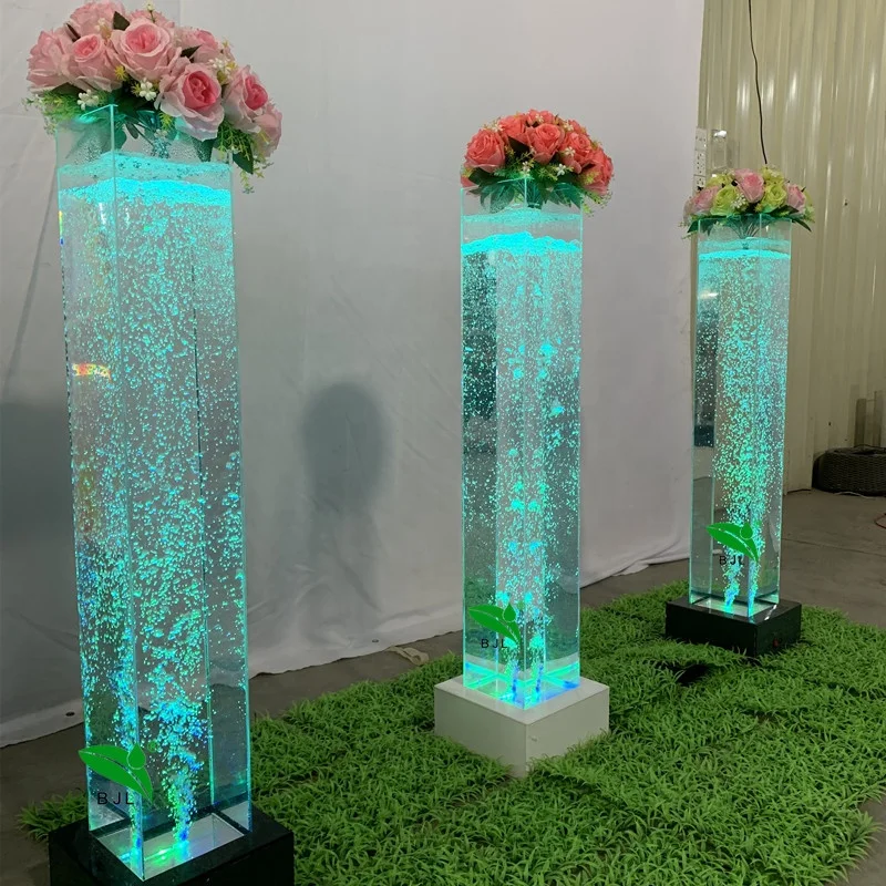 

Customized. LED glowing bubble tube light shop restaurant decoration restaurant