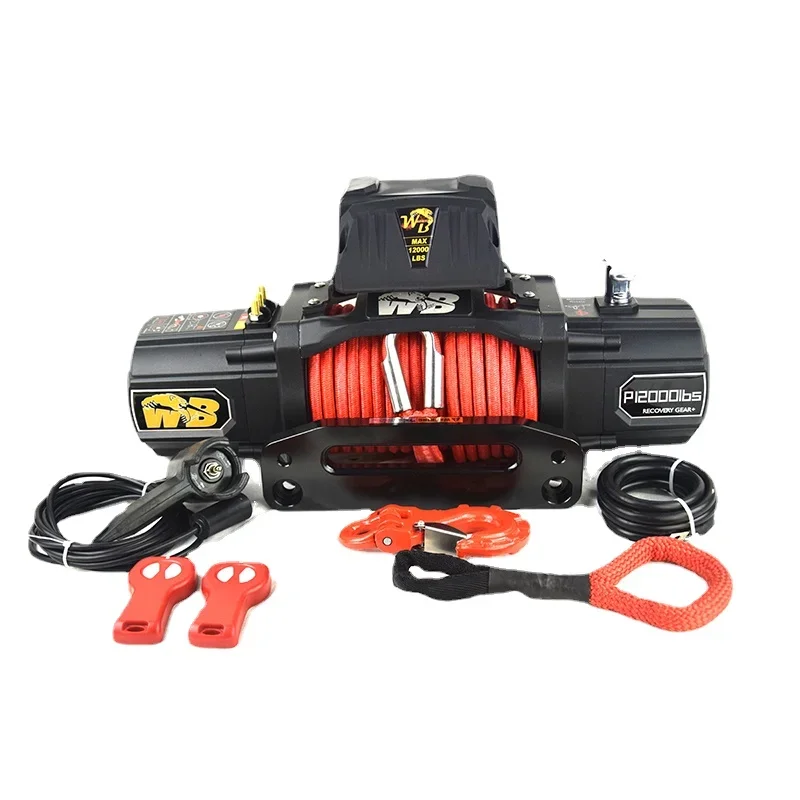 IP67 waterproof 12V/24V fast speed off road other winches electric 4x4