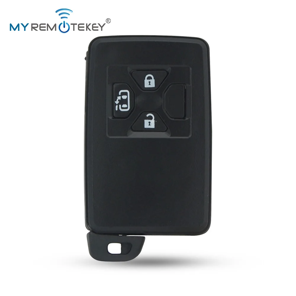 REMTEKEY Smart key case 3 button for Toyota