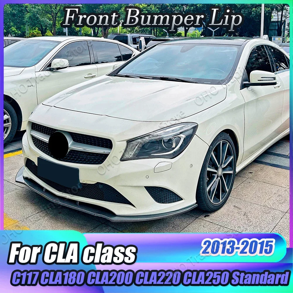 

Передний бампер для автомобилей Mercedes Benz CLA C117 CLA200 CLA220 CLA250 CLA180 Standard 2013-2015, сплиттер, диффузор, спойлер, отделка