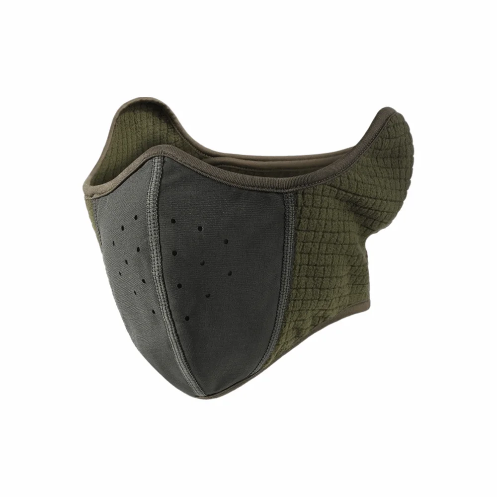 Unisex Windproof Cycling Face Mask Adjustable Double-Layer Neck Gaiter Ear Protection Anti Cold Scarf Mask Winter