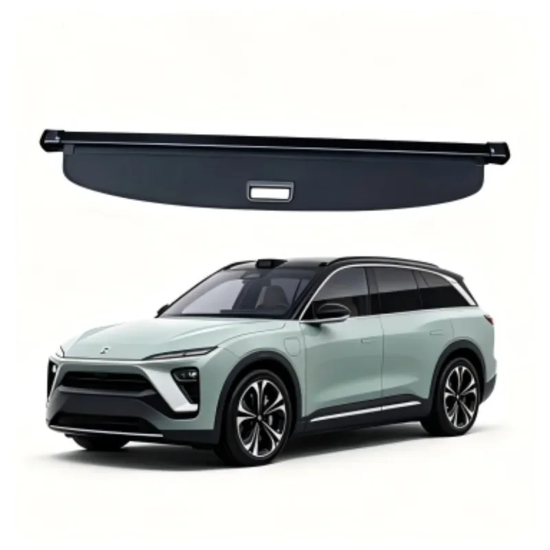 Car Trunk Cargo Cover, Rear Parcel Shelf Shade Shield, Luggage Privacy Blind for NIO ES8 2017-2023