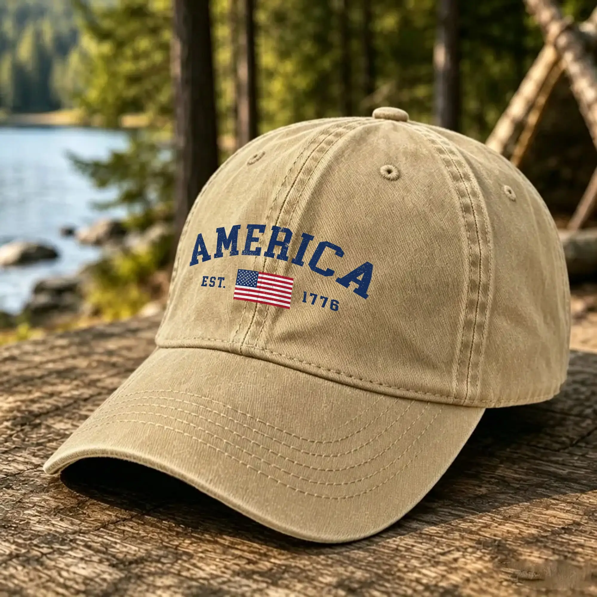 American Flag Usa United States Of America Us Th Of July Baseball Cap Sun  Wholesale Washed Trucker Hat Men Adult Baseball Caps