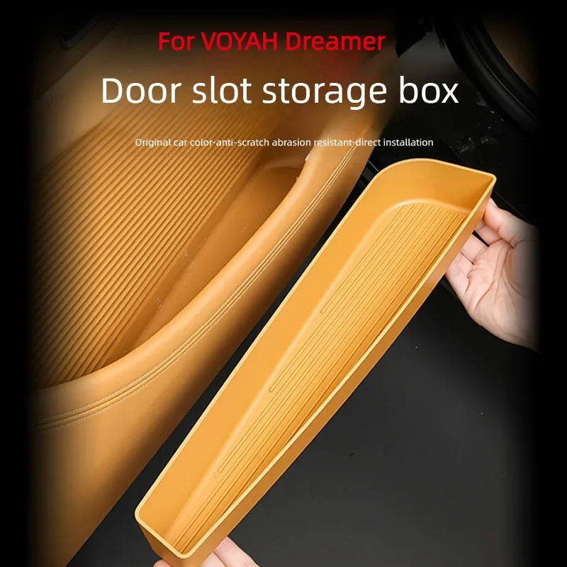 Tapis de porte de voiture en TPE pour VOYAH Dreamer 2026, imperméable et antidérapant, organiseur de rangement pour fentes de porte, accessoires d'intérieur de voiture