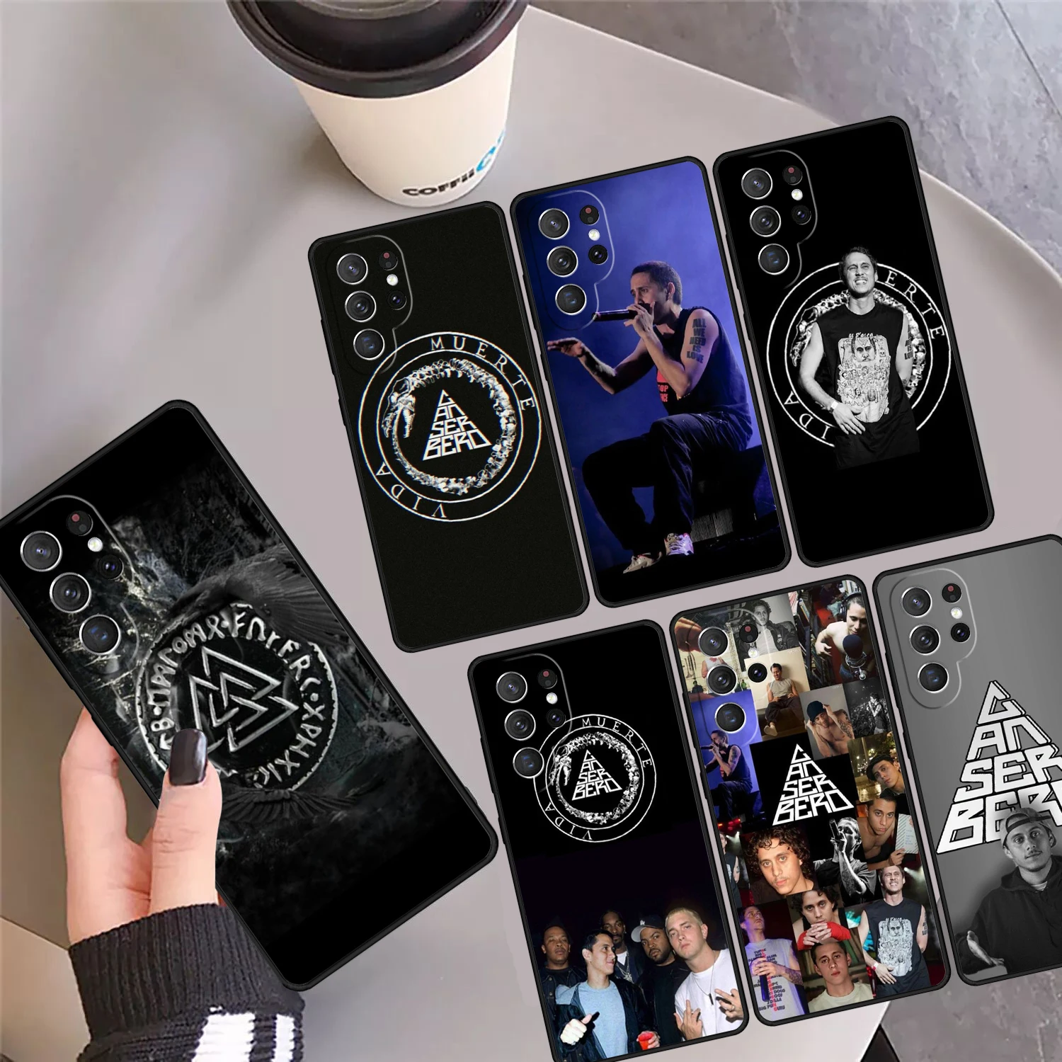 Residente Canserbero Phone Case Cover Coque For Samsung Galaxy S24 Ultra 23 S22 Plus S21 FE S20 S8 S9 S10 Note 10 Pro Note 20