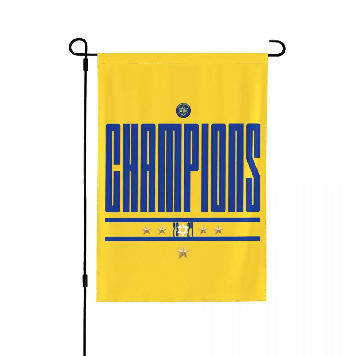 Maccabi Tel Aviv Champions Garden Flag Double-sided Printing Decorative Flags Yard Banner Holiday Flag Party Outdoor Home signs