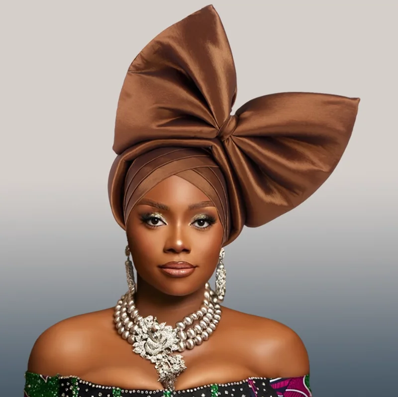 

African Oversized Butterfly Wedding Hat Middle Eastern Hooded Hat