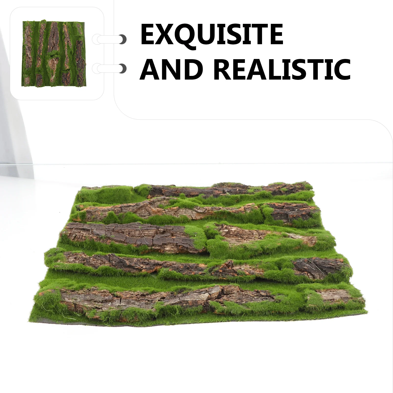 محاكاة النباح خلفية لوحة الزخرفية حوض للأسماك خزان السلاحف قفص الزواحف النباح الاصطناعي المناظر الطبيعية #2