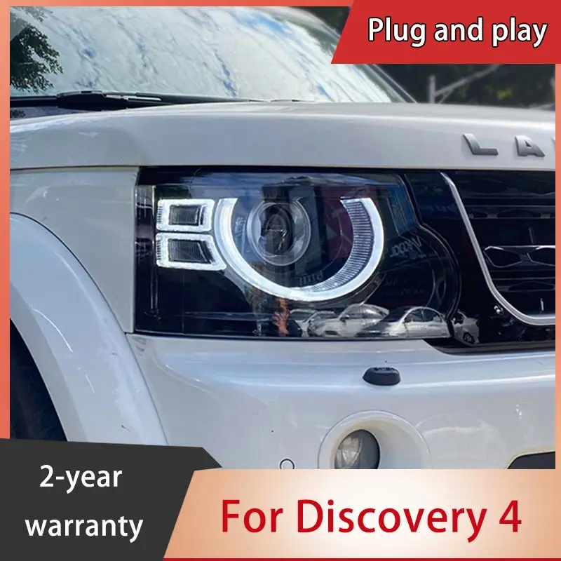 Head Lamp for Discovery 4 LED Headlight 2010-2017 Headlights Discovery 4 DRL Turn Signal High Beam Angel Eye Projector Lens