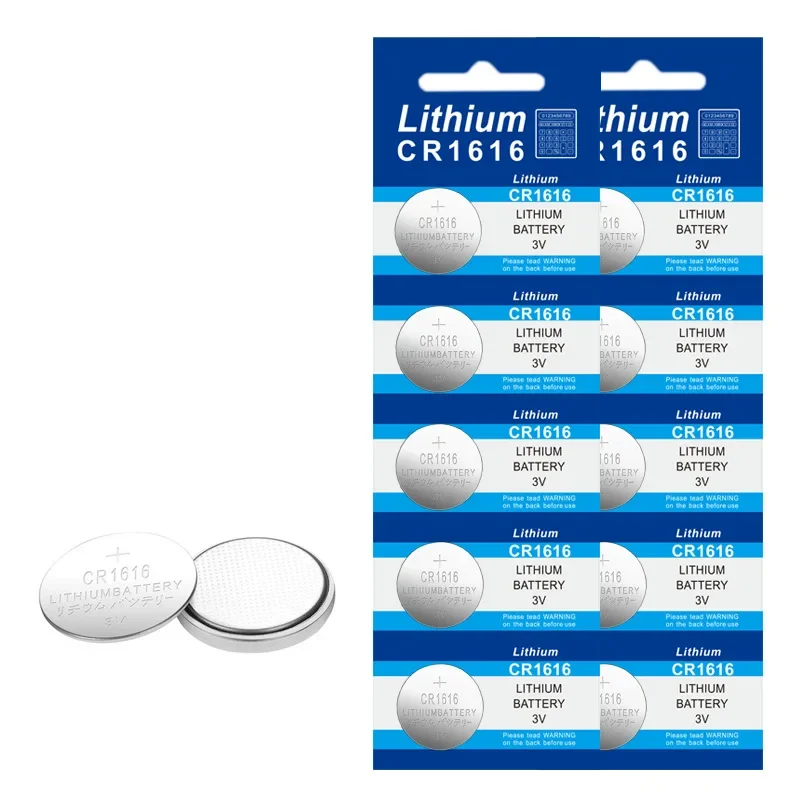 CR1616 زر عملة خلية LM1616 DL1616 BR1616 5021LC CR 1616 3 فولت بطارية ليثيوم لمشاهدة آلة حاسبة عن بعد مقياس مفتاح السيارة #3