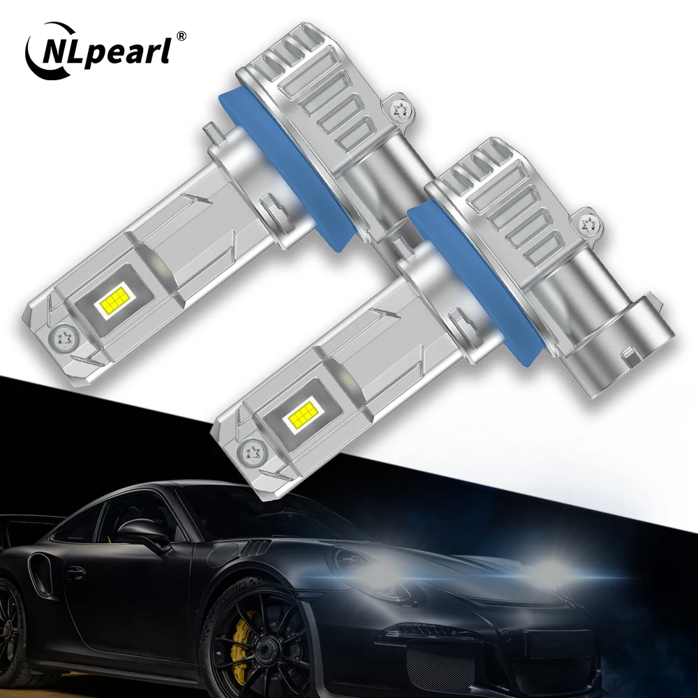 

2Pcs 18000LM H11 H8 H19 LED Headlight 60W LED CSP Chip Car Headlight Bulbs H16 LED Car Fog Lamp 6500K White Super Bright Lamp