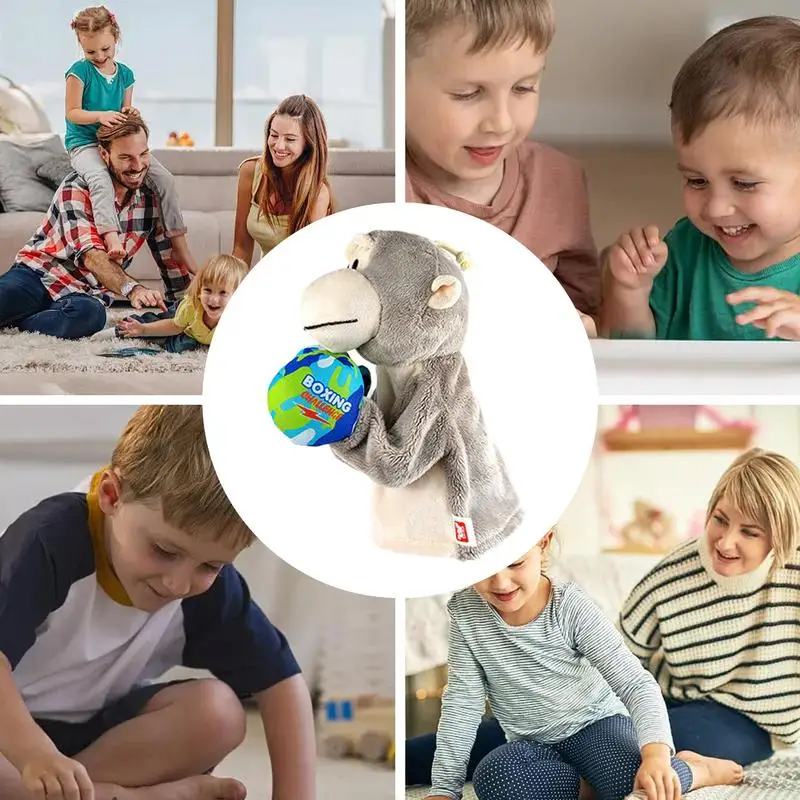 Handhandschoenen Puppets Boksen Handpoppen Handschoenen Pop Dierenknuffel Dierenknuffel Handschoenen Pop Interactief lastig speelgoed Voor