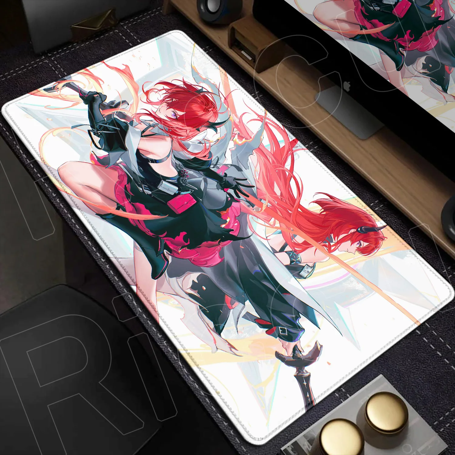 HD print Arknights Endfield Mouse Pad Anime Girl Laevatein Mousepad Large Gamer XXL Laptop Gaming PC Accessories Desk Mat carpet