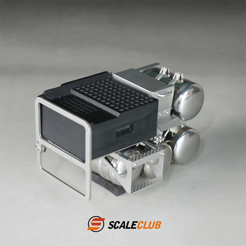 ScaleClub 1/14 trailer truck FH750 upgraded battery box gas tank belt pedal - Image 3
