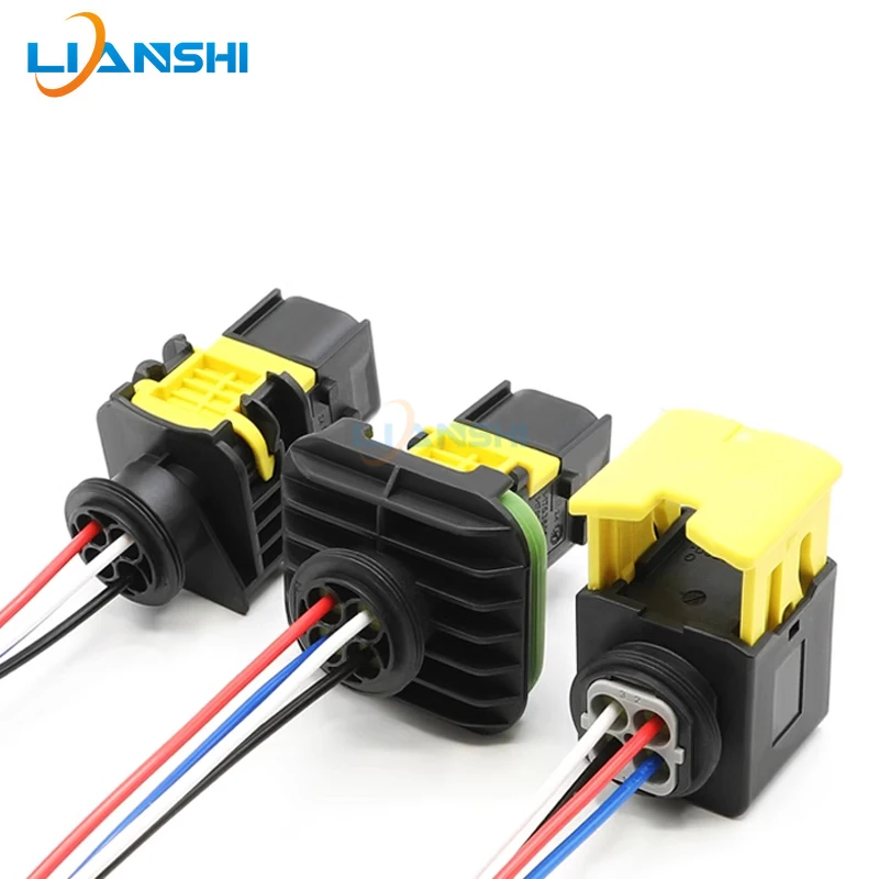 

4-hole new energy vehicle connector 1-1418390-1 Wiring harness plug waterproof sheath fixed buckle 2-1418390-1 1-1703808-1
