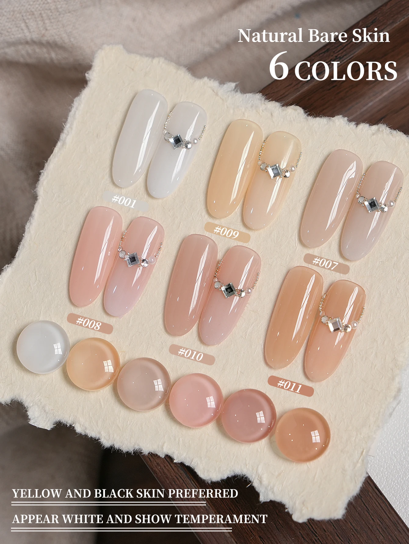 1個 15ml アイススルーヌードジェルネイルポリッシュ、UV LEDソークオフジェル、セミパーマネント、DIYサロン品質ネイルアートジェル