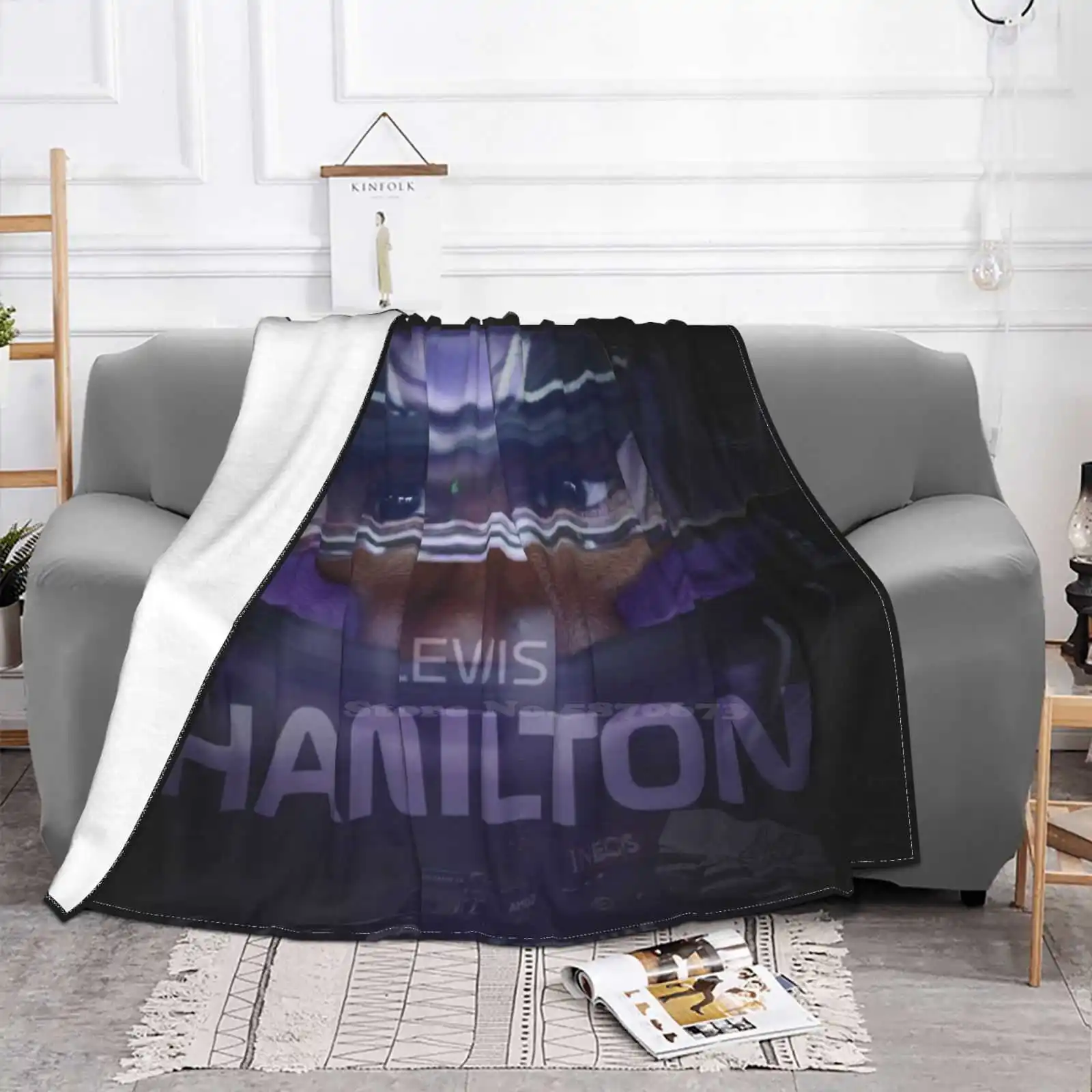 Lewis 44 Best Selling Room Household Flannel Blanket Car W12 Sir Lewis Lewis The Best Lewis Race Driver Lewis 6Th Lh44 Teamlh