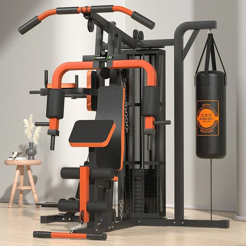 Fitness Equipment Set Combination Large Scale Strength Sports Multifunctional Household Indoor Single Station Comprehensive Trai
