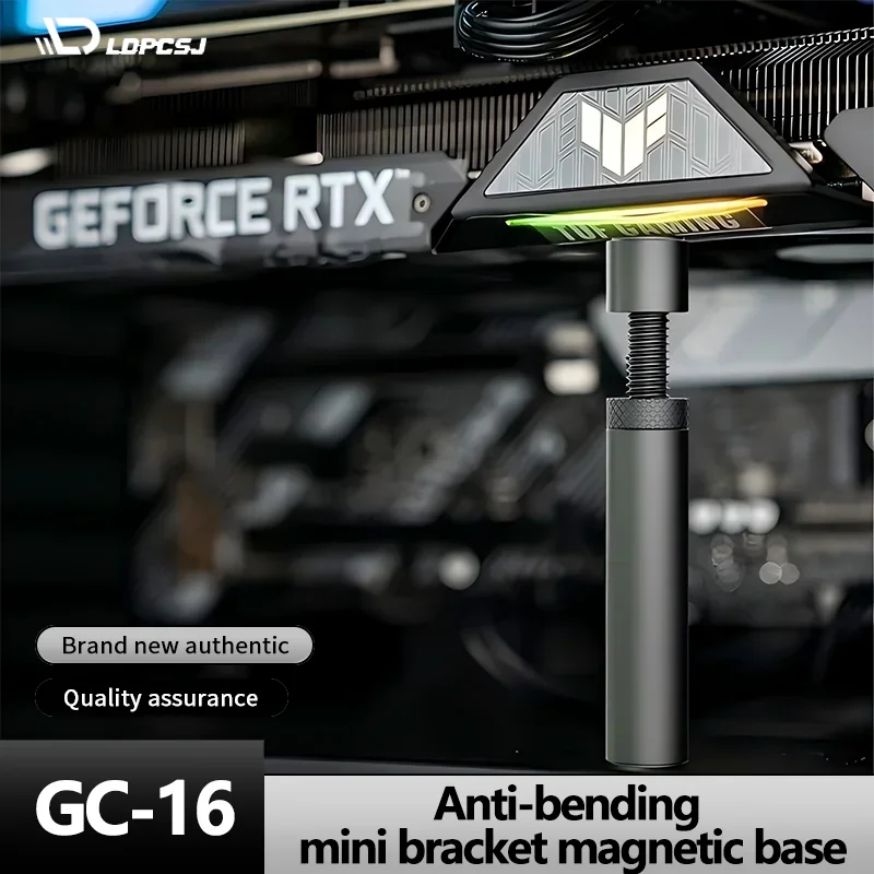 

Корпус компьютера LDPCSJ, держатель видеокарты, алюминиевый магнитный 3070, видеокарта RTX4090, поддержка графического процессора 27-120 мм, масштабируемый кронштейн