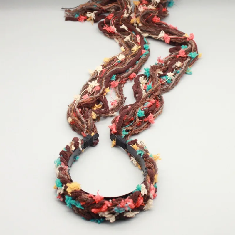 HQ النساء أفخم شرابات عقال عالية الجودة اليدوية البوهيمي Hairwear شعر مستعار إكسسوارات الشعر Dreadlock العصرية رئيس مجوهرات هدايا