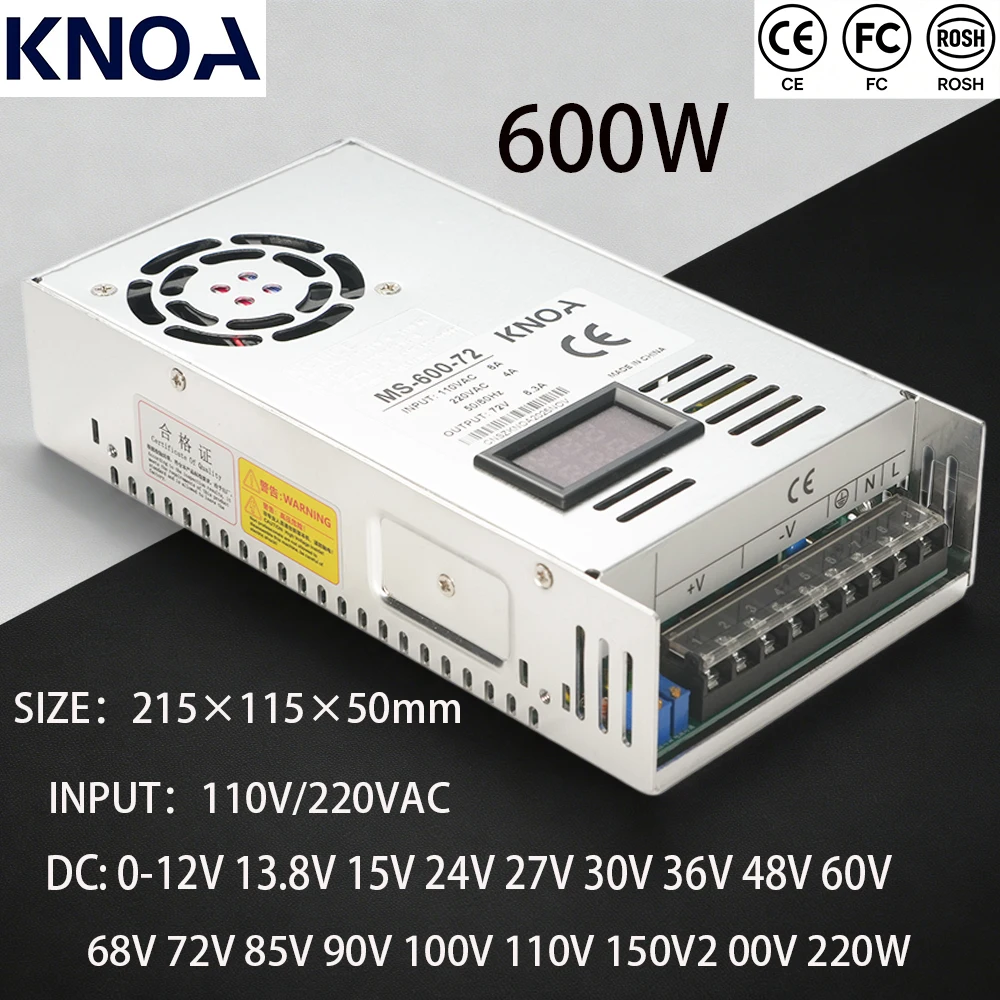600w-power-supply-transformer-ac110v-220v-to-dc-12v-138v-24v-30v-36v-48v-60v-72v-90v-150v-200v-adjustable-digital-power-supply