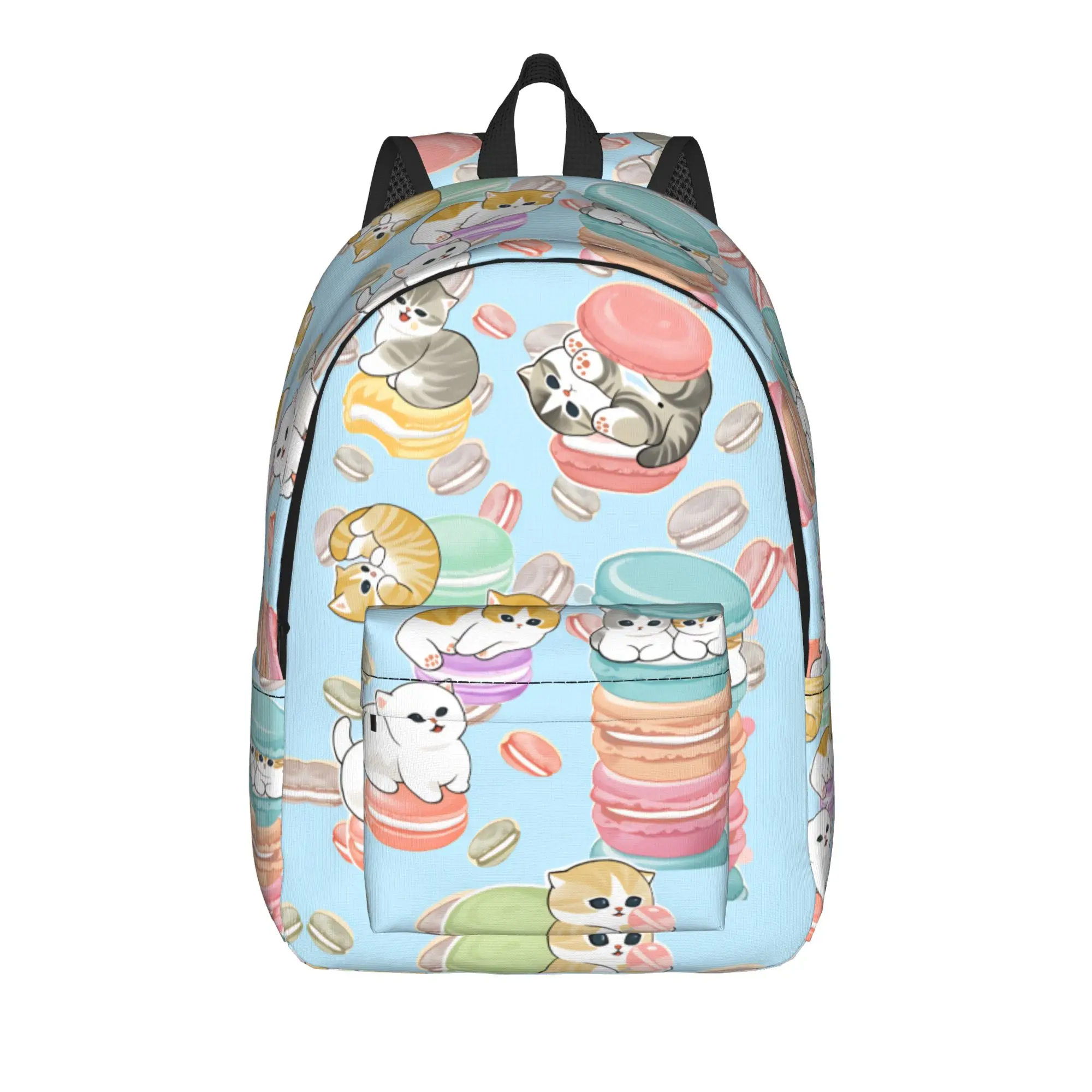 Mofusand Backpack  Boy Polyester University Backpacks Pattern Fashion High School Bags Rucksack