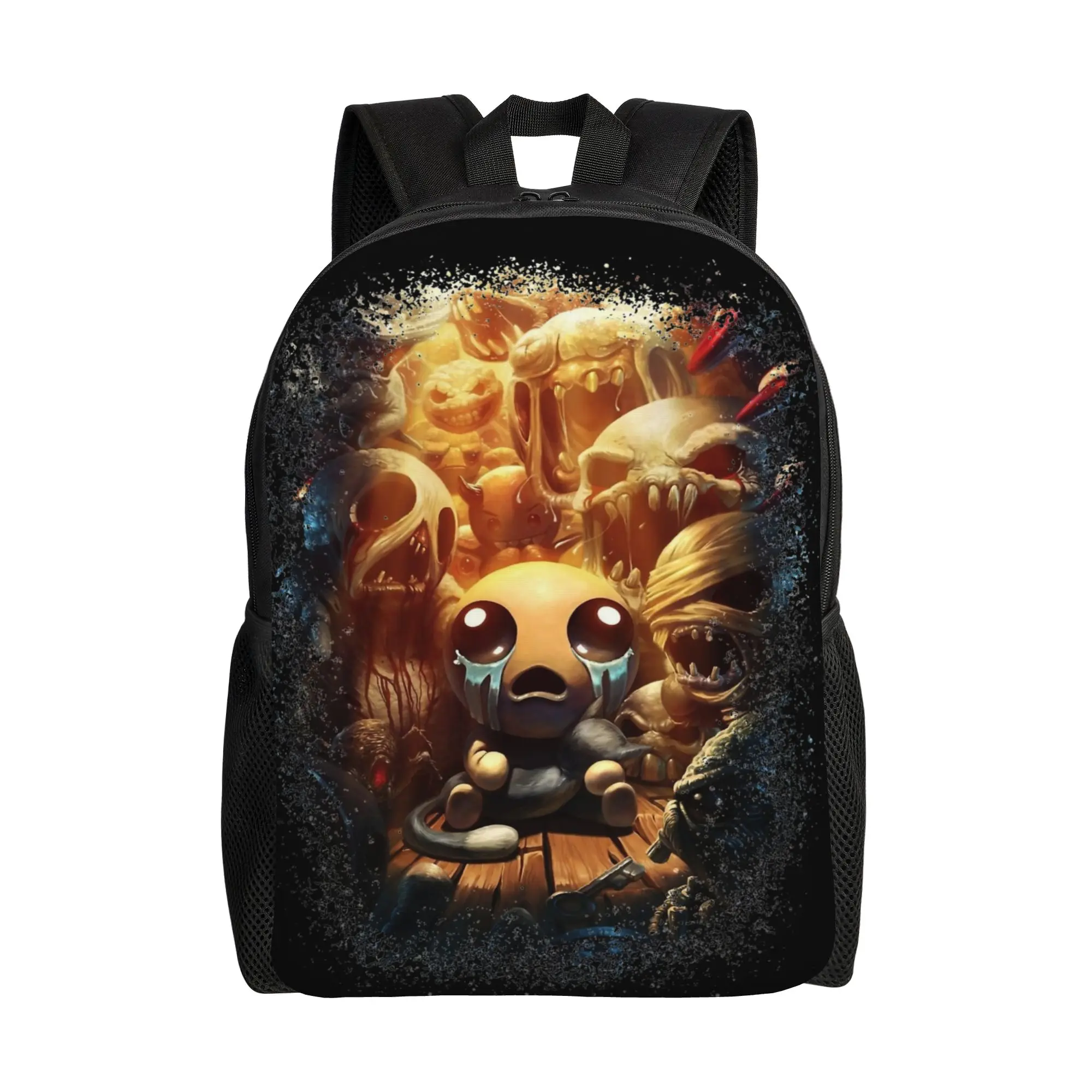 

Рюкзак The Binding of Isaac для мужчин и женщин, повседневный, для старшей школы, для походов, путешествий, для ноутбука, холщовый, для активного отдыха