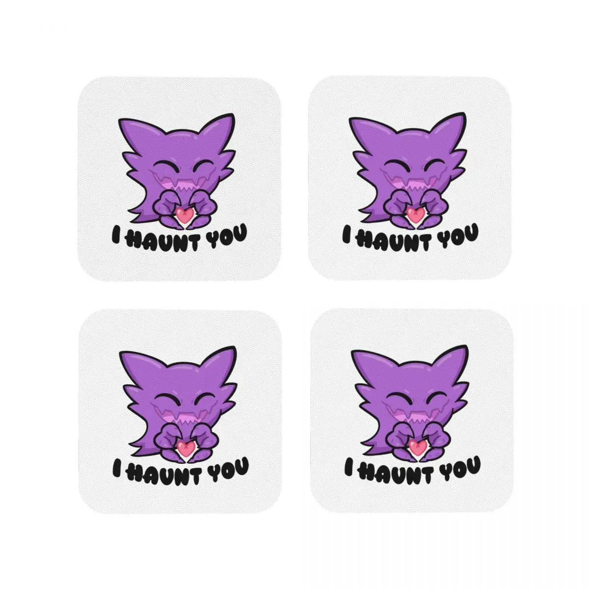 

Haunter I Haunt You Подставки Кухонные салфетки Нескользящие изоляционные коврики для чашек Кофейные коврики для декора Домашняя посуда Подушечки Набор из 4 шт.