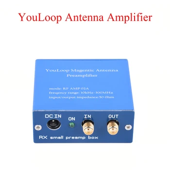 YouLoop manyetik anten yükseltici taşınabilir 250mW pasif döngü anten SMA/BNC/VHF ve HF için 3.5MM ses düşük kayıp geniş bant
