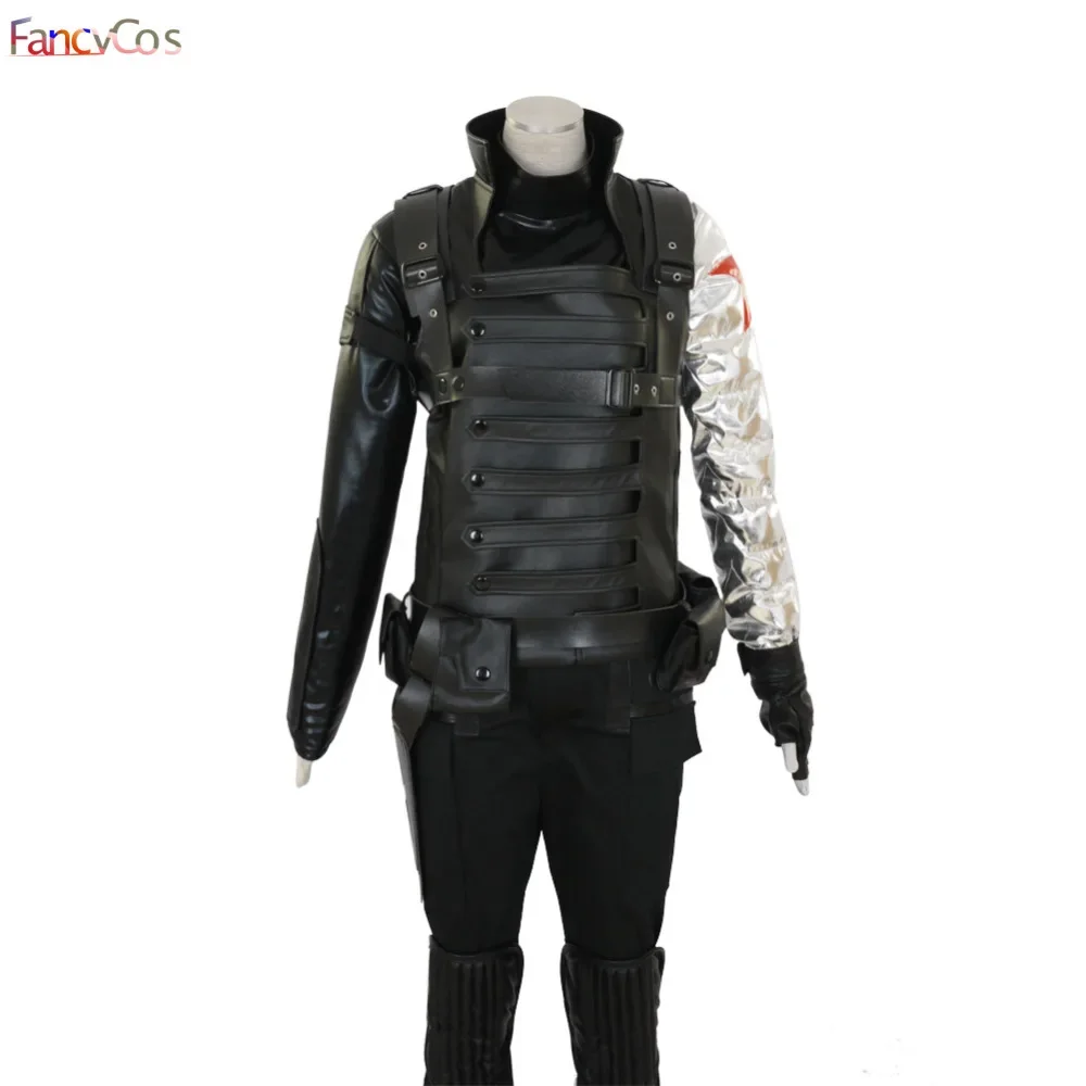 Superhero Bucky Barnes Cosplay Costumes Superhero Captain Costume America The Winter Movie Soldier Barnes Cosplay Halloween