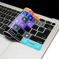 HRH Ableton Live Hotkey Silicone Laptop Keyboard Cover US&EU for MacBook Newest Air 13