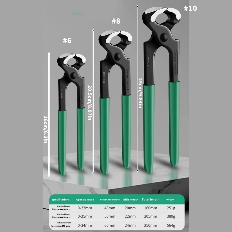 ステープル釘とワイヤーを取り除くための多目的プライヤー 人間工学に基づいたゴム製ハンドル 安定した炭素鋼構造