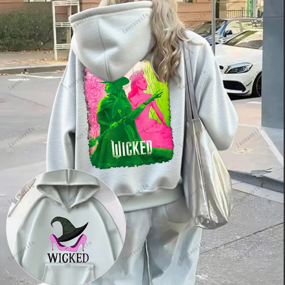 الجمالية الشريرة الخيال فيلم الجرافيك هوديي 2025 الرجال/النساء هوديس Harajuku الجمالية للجنسين بلوفر شتوي البلوز