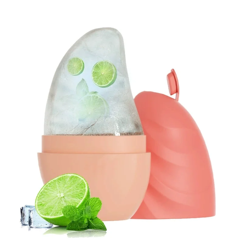 Ice Face Roller Ice Cube Beauty Massage Silicone Ice Mold for Eye Puffiness Ice Facial Roller Shrink Pores Reduce Swelling Gifts
