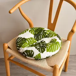 Coussin de chaise de salle à manger, luxueux, épais, rond, non ald, pour siège d'étudiant, de bureau, de cantine, 10styles, 40x40cm