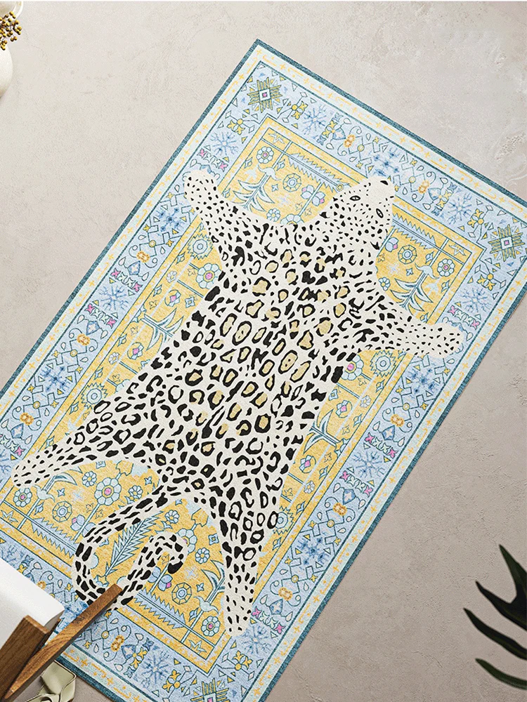 Ethnic Style Carpet Nordic Moroccan Living Room Area Rugs Sofa Retro Floor Mats American Persian Bedroom Carpets Bedside Blanket