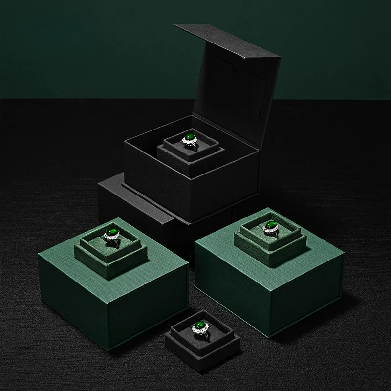 

Jewelry high-end ring storage box, ring specific proposal card gift box packaging box