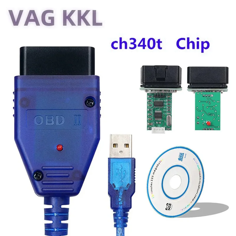 

OBD2 Cable KKL 409.1 switch CH340T/FT232RL VAGCOM Cable For VW/Audi/Skoda Car Scanner Code Reader Car Diagnostic Tool Tools