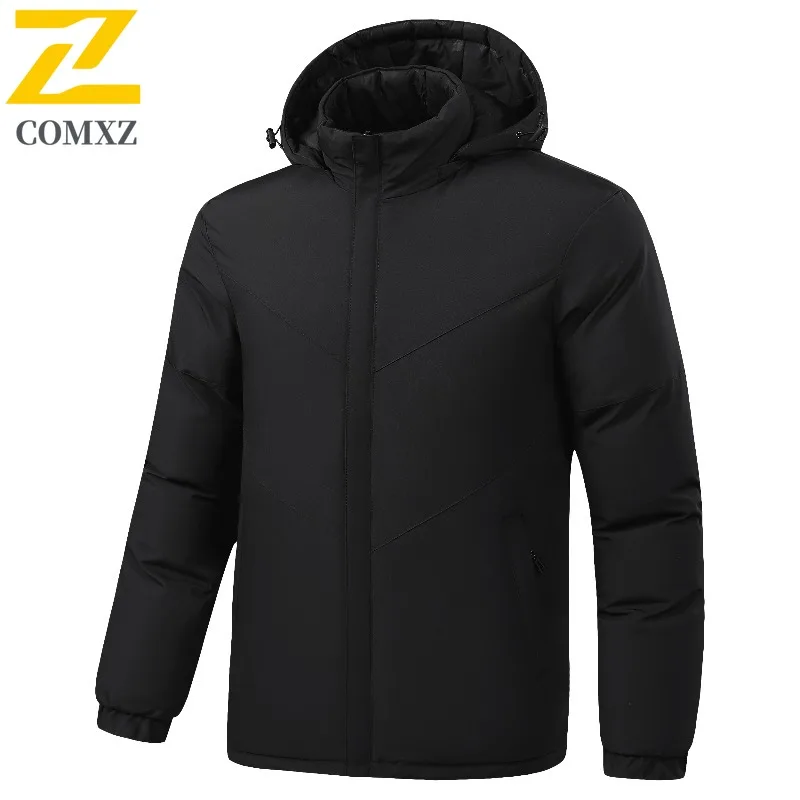 Men's Winter  Streetwear Cotton Jacket Waterproof Windproof Warm Casual Windbreaker Coat Spring Autumn Outdoor Hiking Camping