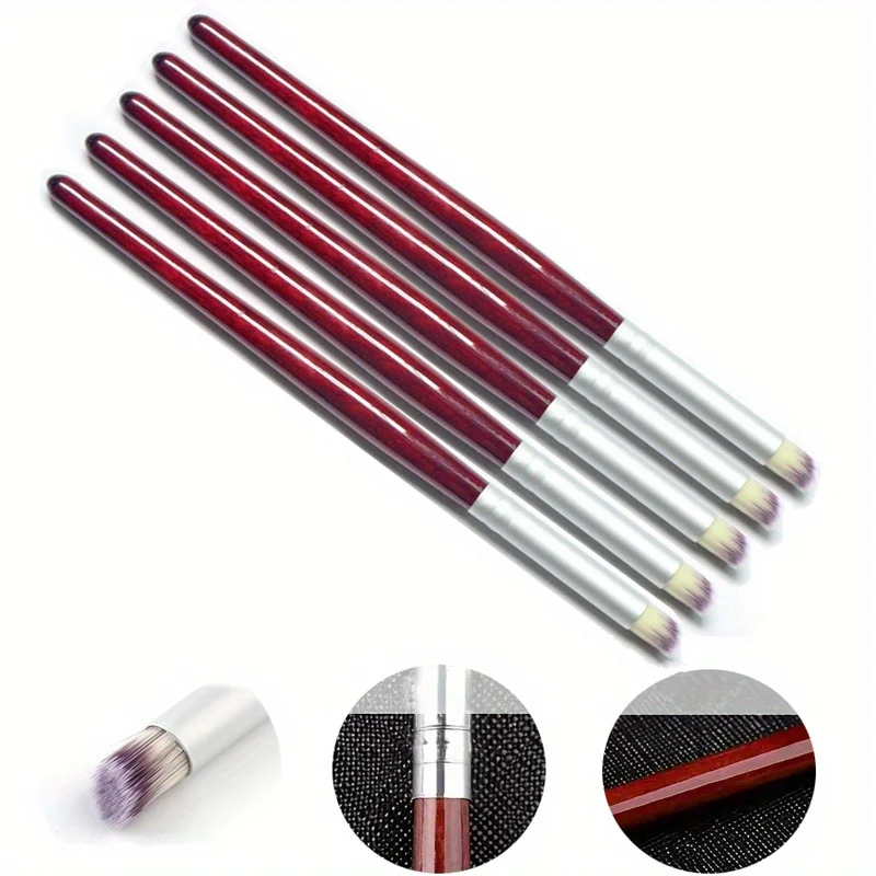1/3/5pcs Gradient Smudge Nail Brush Art Brushes for Manicure Uv Gel Polish Draw Paint Wooden Pen Nail Art Tools Accesoires Set