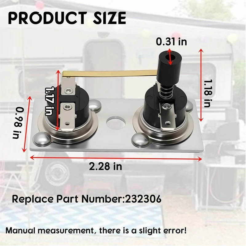 

2PCS Thermostat Switch for Suburban-RV Water Heater 120VJAS