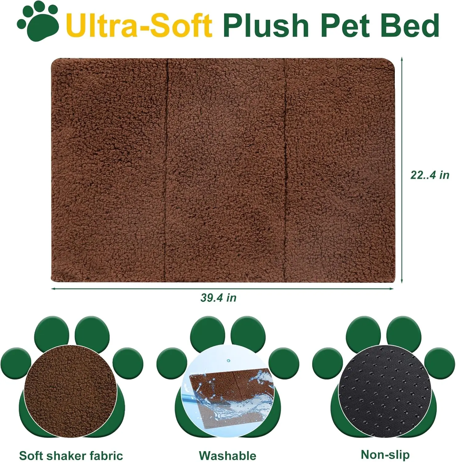 قفص كلب داخلي مقاس 41 بوصة على طراز الأثاث للكلاب الكبيرة والمتوسطة، قفص كلب داخلي خشبي عالي التحمل مع 4 عجلات قابلة للقفل