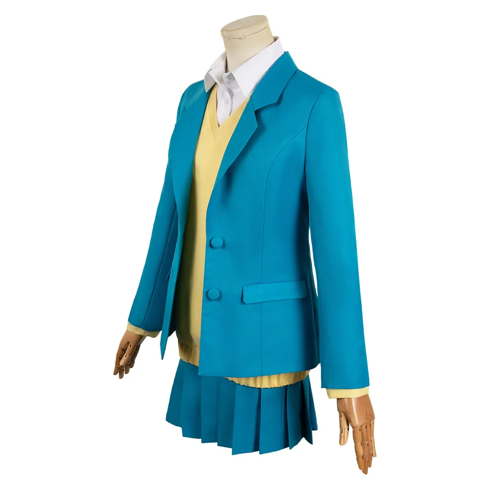 Anime Box Roleplay Kano Chinatsu Costume Cosplay donna blu uniforme scolastica cappotto Jk gonna abiti Halloween Carnival Party Suit