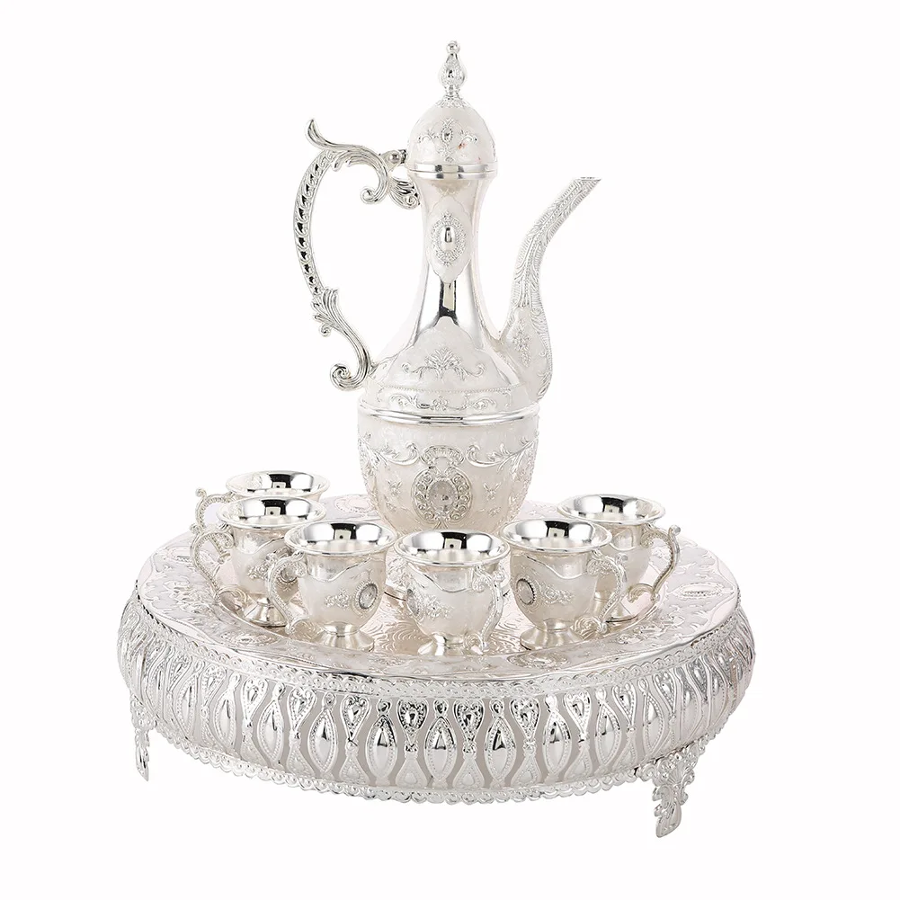 Hardware material base wine glass wine jug relief printing decorative process ornament